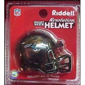 Jacksonville Jaguars NFL Pocket Pro Single Football Helmet:  