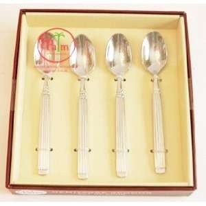  Palm Restaurant Linear Demitasse Spoons   Set of 4 