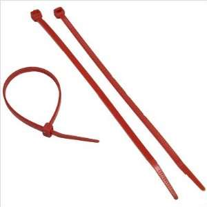  0.18 Nylon Cable Ties in Red [Set of 100]