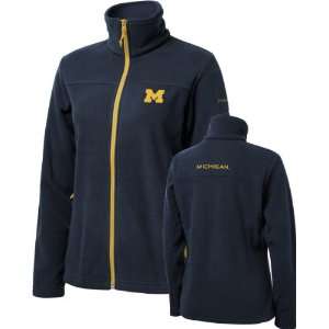   Womens Navy Columbia Give And Go Full Zip Jacket