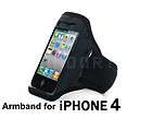 Sports Armband Case Belt Cover For Apple iPhone 4 Black  