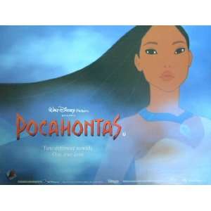  Pocahontas   Original British Movie Poster   30 x 40 