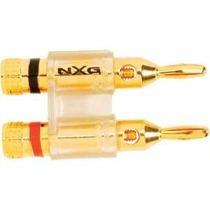  Nxg Dual Banana Plug (Clear) (NX 402 CLR)