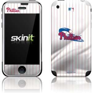   Phillies Home Jersey Vinyl Skin for Apple iPhone 2G: Electronics
