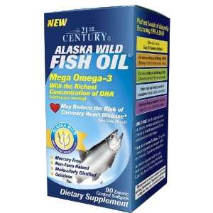  21st Century Vitamins Alaska Wild Fish Oil Enteric Coated 