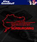 Nurburgring Circuit III DECALS/STICKER CAR/BIKE