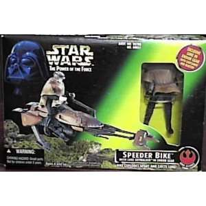  Star Wars Power of the Force Luke Skywalker with Speeder 