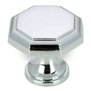 Village expression   1 1/8 diameter octagonal knob in chrome