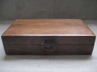 Chinese huali wood document box  