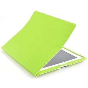 ATC Green iPad 2 case made of Polyurethane (PU) leather with auto wake 