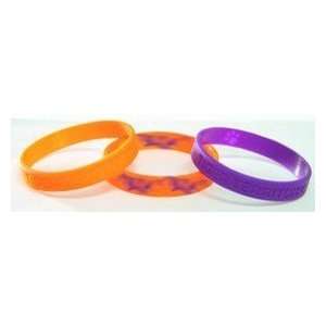 Clemson Tigers 3 Pack of Wristbands 