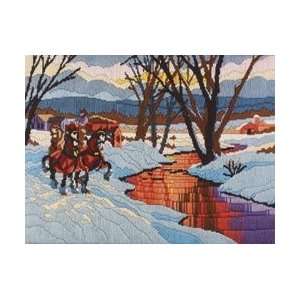   Reflections Of Winter Longstitch Kit 18X14 Arts, Crafts & Sewing