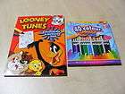 childrens looney tunes colouring activity book pad 40 half size