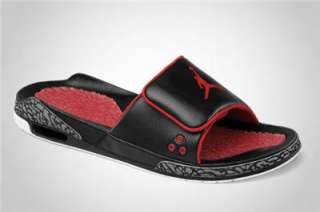 Nike Air Jordan 3 III Slide Cement Red Black Sandal Flip Flop Sandals 