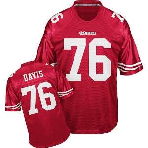  NFL Jerseys San Francisco 49ers #76 Anthony Davis Red 