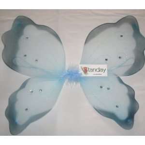  Tanday Light Blue Large Princess Fairy Butterfly Wings 