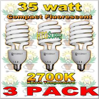 35 watt CF Grow Light Compact Floro CFL 35w BLOOM RED  