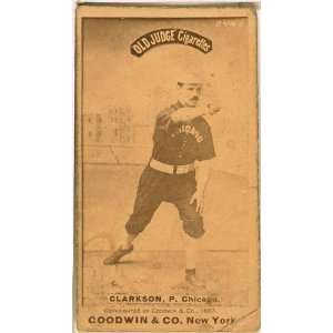   John Clarkson, Chicago White Stockings, baseball,1887: Home & Kitchen