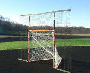 Lacrosse Goal / Backstop/ Shot Blocker Training Combo  