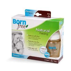  Born Free 3 Count Classic Bottle, 5 Ounce Baby