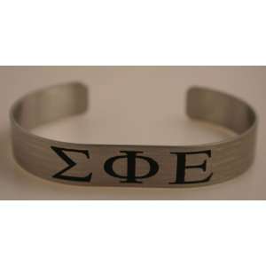  Sigma Phi Epsilon   Stainless Cuff Bracelet Everything 