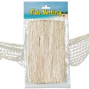  Fish Netting (natural white) Party Accessory (1 count) (1 
