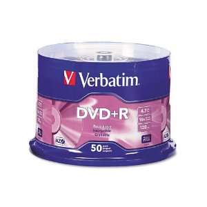  Verbatim 16X DVD+R Branded Media 100 Pack in Cake Box 