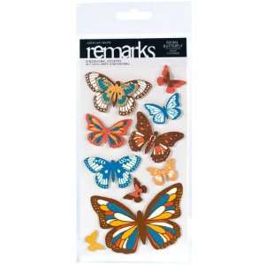 Social Butterfly Remarks Dimensional by American Crafts