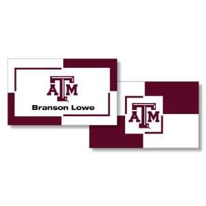   College Calling Cards   Color Block (Texas A&M): Health & Personal