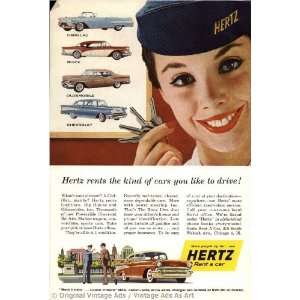  1957 Hertz Hertz rents the kind of cars you like to drive 