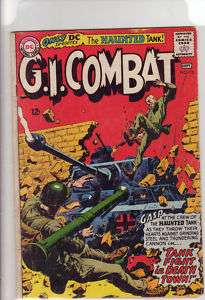 Combat #113 G 1965 DC War Comic Haunted Tank  