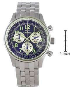 Nexus Chronograph Blue Dial Stainless Steel Watch  