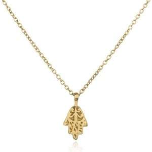   : Satya Jewelry Gold Plate Gilded Protection Hamsa Necklace: Jewelry