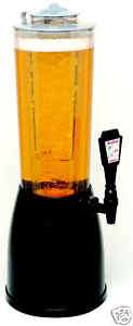 Beer Tower Beverage Dispenser with Ice Chamber & Lights  