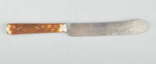 24pc Lot Vintage Bone Handled Forks & Knives Flatware HUDSON CUTLERY 