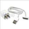 USB Wall Adapter Charger+Cable Cord For iPod Touch Nano Mini iPhone 3G 