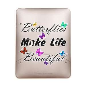   iPad 5 in 1 Case Metal Bronze Butterflies Make Life: Everything Else