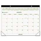   HOD155HD Two Color Academic 14 Month Desk Pad Calendar, 22 x 17, 2012