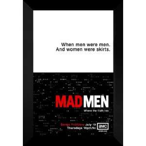  Mad Men (TV) 27x40 FRAMED TV Poster   Style D   2007