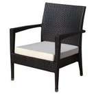 premier outdoor furniture amalfi outdoor lounge chair espresso 35 h