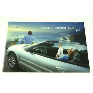   2004 04 Chrysler SEBRING CONVERTIBLE BROCHURE LXi GTC: Everything Else