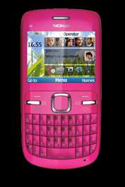 Vodafone Nokia C3 Hot pink   Tesco Phone Shop 