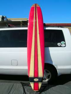 Vintage GREG NOLL rare colored foam 1960s surfboard  