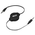 Tripp Lite Retractable 3.5 mm Stereo Audio Cable Mini phone Male 