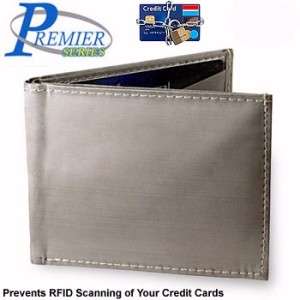 PREMIER STAINLESS STEEL WALLET NEW MSRP $90 NEW  