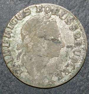 PRUSSIA   3 GROSCHEN   FRIEDRICH II   1780   silver coin  