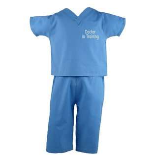 Scoots Infant Scrubs Doctor in Training, Blue, 12 18 Months at  
