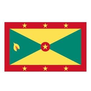  Grenada 3ft x 5ft Polyester Flag Patio, Lawn & Garden