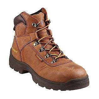 Mens Work Boots Leather Steel Toe Brown 03952  Carhartt Shoes Mens 
