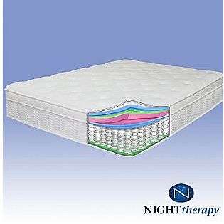 13 Inch Euro Box Top Spring Full Mattress  Night Therapy For the Home 